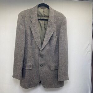 Levis Strauss‎ & Co Tailored Classics Mens VTG Wool Tweed Sport Coat 40R USA